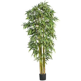 Nearly Natural 7 ft. Biggy Bamboo with 1,536 Leaves