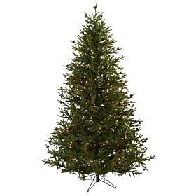 Nearly Natural 7.5-Ft. Classic Pine & Pine Cone Christmas Tree