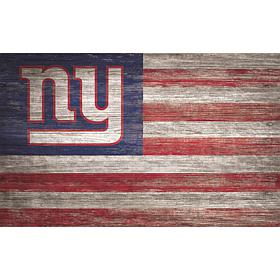 New York Giants Distressed Flag 11x19