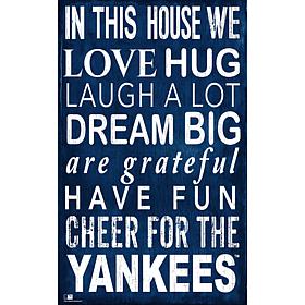 New York Yankees In This House Sign  