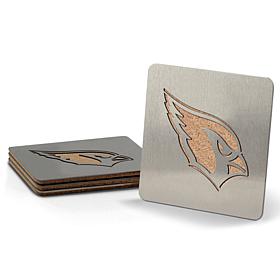 NFL Boasters 4-piece Coaster Set - Arizona Cardinals
