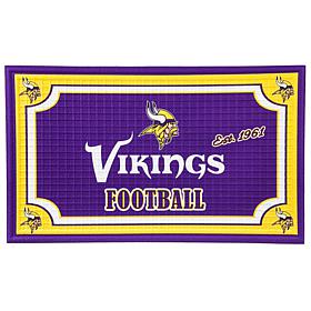 NFL Embossed Door Mat - Vikings