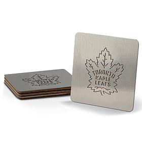 NHL Boasters 4-piece Coaster Set - Toronto Maple Leafs