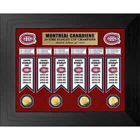 NHL Canadiens 24-Time Stanley Cup Champs Deluxe Banner