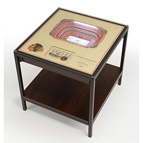 NHL Chicago Blackhawks StadiumViews 25-Layer End Table - United Cen...