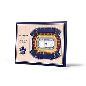 NHL Toronto Maple Leafs StadiumViews 3-D Wall Art - Scotiabank Arena 