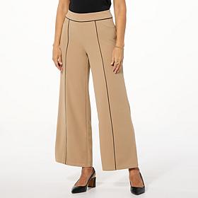 Nina Leonard High Tech Crepe Trouser Pant