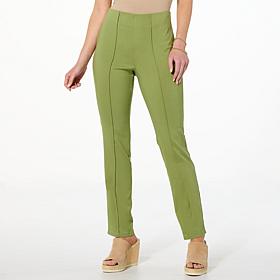 Nina Leonard Narrow Leg Pant with Seam Detail