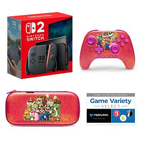 Nintendo Switch 2 Bundle with Mario Controller & Case