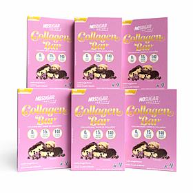 No Sugar Company 6 x 4ct Collagen Bar Cookie Dough