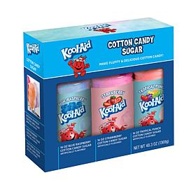 Nostalgia Kool-Aid Cotton Candy Flossing Sugar – 3 Pack 