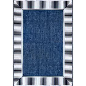 nuLOOM 5' x 8' Asha Simple Border Indoor/Outdoor Area Rug
