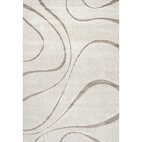 nuLOOM Carolyn Modern Shag Area Rug - 5' 3" x 7' 6" Cream