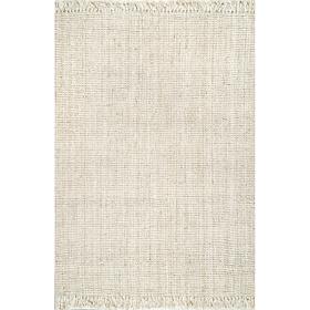 nuLOOM Daniela Farmhouse Chunky Jute Area Rug - 6' x 9' Off White