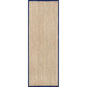 nuLOOM Elijah Farmhouse Seagrass Area Rug 2' 6" x 6' Navy