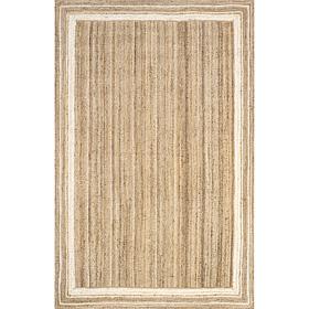 nuLOOM Rikki 5' x 8' Coastal Braided Jute Area Rug