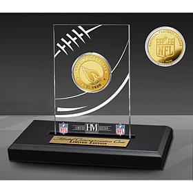 Officially Licensed Arizona Cardinals Gold Coin with Acrylic Display