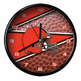 Officially Licensed Cleveland Browns Team Football Clock