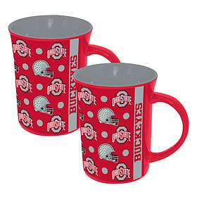 Officially Licensed College Team Spirit 15oz Ceramic Mug 2-pack