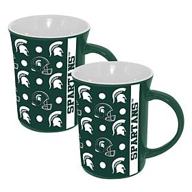 Officially Licensed College Team Spirit 15oz Ceramic Mug 2-pack
