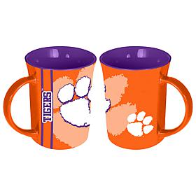 Officially Licensed College Team Spirit 15oz Ceramic Mug 2-pc Clemson