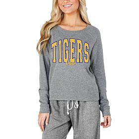Officially Licensed Concepts Sport Ladies' Long Sleeve Knit Top - LSU