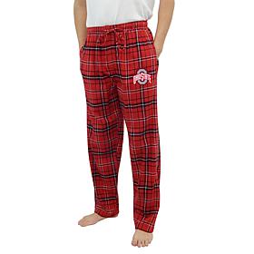 Officially Licensed Concepts Sport Men's Plaid Flannel Pant-Ohio State
