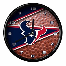 Officially Licensed Houston Texans Team Football Clock 
