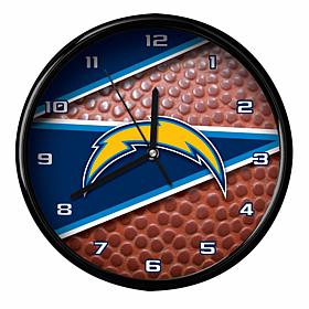 Officially Licensed Los Angeles Chargers Team Football Clock