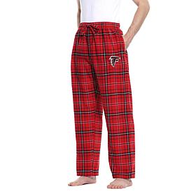 Officially Licensed Men's Plaid Flannel Pant by Concept Sports-Falcons