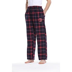 Officially Licensed Men's Plaid Flannel Pant by Concepts Sport-Red Sox