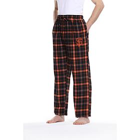 Officially Licensed Men's Plaid Flannel Pant by Concepts Sport-Giants