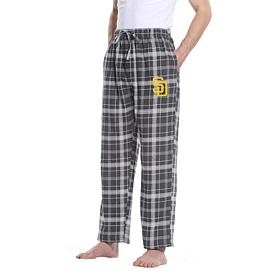 Officially Licensed Men's Plaid Flannel Pant by Concepts Sport-Padres