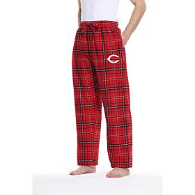 Officially Licensed Men's Plaid Flannel Pant by Concepts Sport-Reds