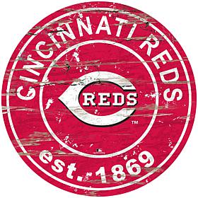 Officially Licensed MLB 24" Established Date Sign - Cincinnati Reds