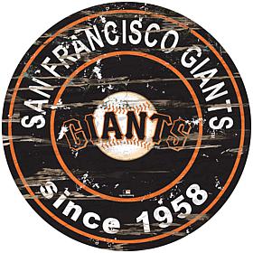 Officially Licensed MLB 24" Established Date Sign - Giants