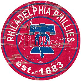 Officially Licensed MLB 24" Established Date Sign - Phillies