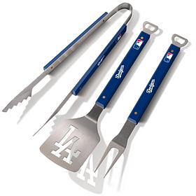 Officially Licensed MLB 3-Piece BBQ Set - Los Angeles Dodgers