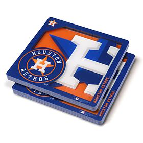 Officially Licensed MLB 3D Logo Series Coaster - Houston Astros