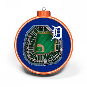 Officially Licensed MLB 3D StadiumView Ornament 2-Pack - Tigers 