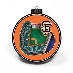 Officially Licensed MLB 3D StadiumView Ornament 2-Pack - Giants 