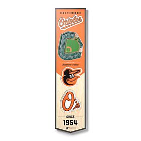 Officially Licensed MLB Baltimore Orioles 3D Stadium Banner