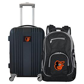 Officially Licensed MLB Baltimore Orioles Premium Backpack & Carry-On