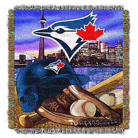 Officially Licensed MLB Blue Jays Home Field Advantage Tapestry Throw