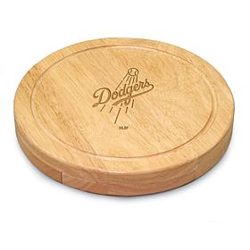 Officially Licensed MLB Cheese Cutting Board & Tools Set - Dodgers  