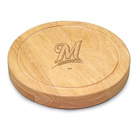 Officially Licensed MLB Cheese Cutting Board & Tools Set - Brewers