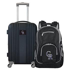Officially Licensed MLB Colorado Rockies Premium Backpack & Carry-On