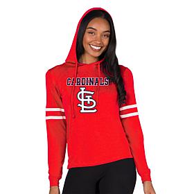 Officially Licensed MLB Concepts Sport Cardinals Ladies' Hooded Top 