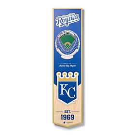 Officially Licensed MLB Kansas City Royals 3D Stadium Banner