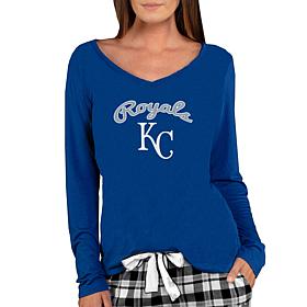 Officially Licensed MLB Ladies Marathon Long Sleeve Top - Royals